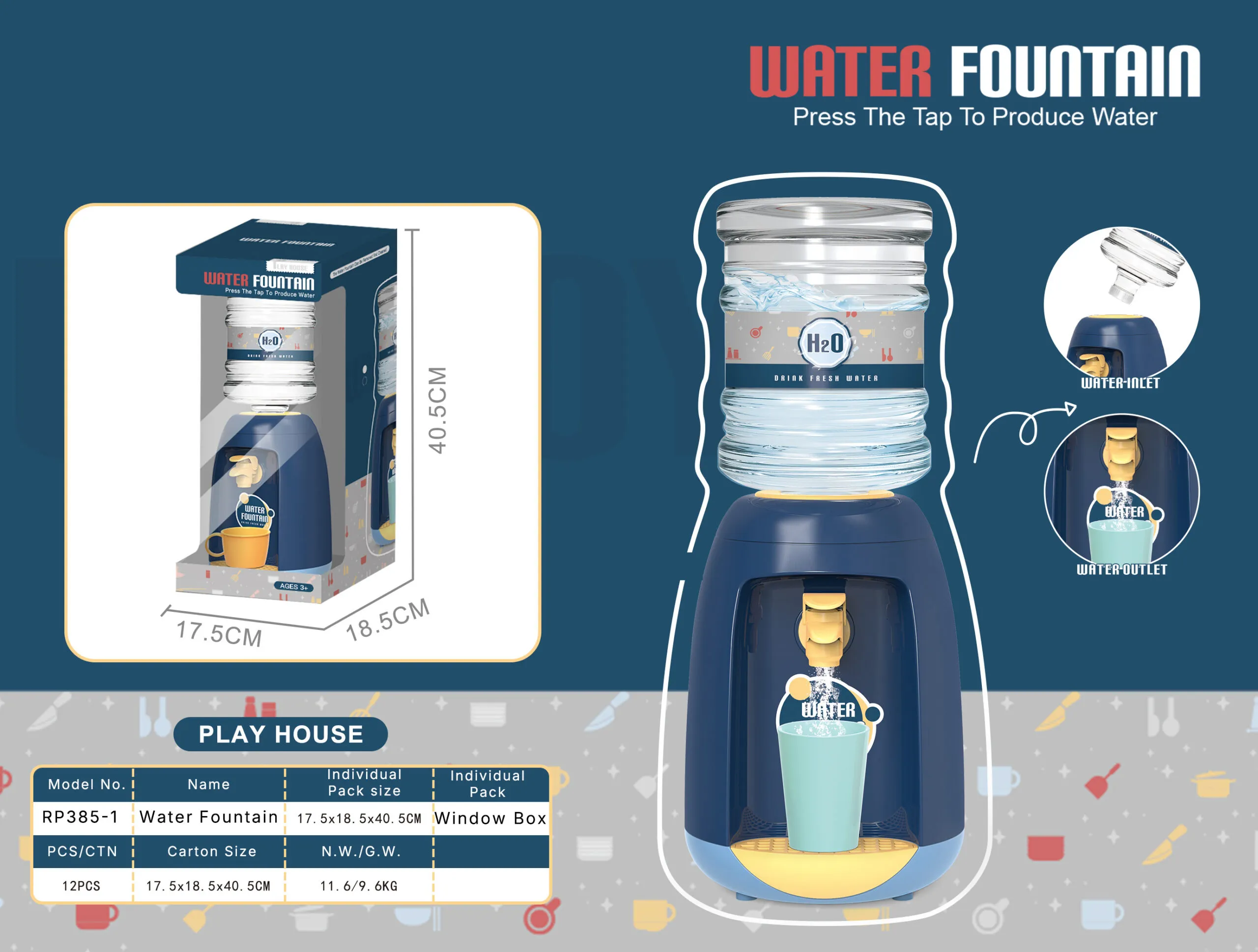 RP385-1_Water Fountain_Blue