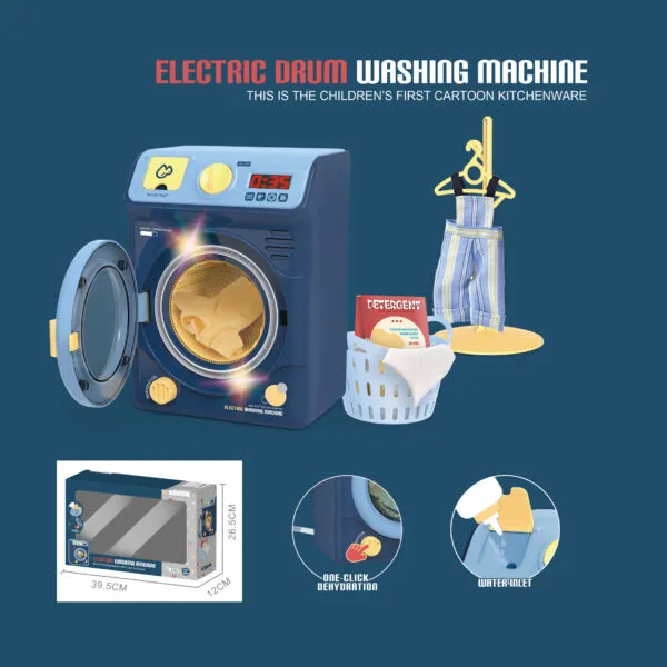 RP401-1_Electronic Drum Washing Machine_Blue_1-1