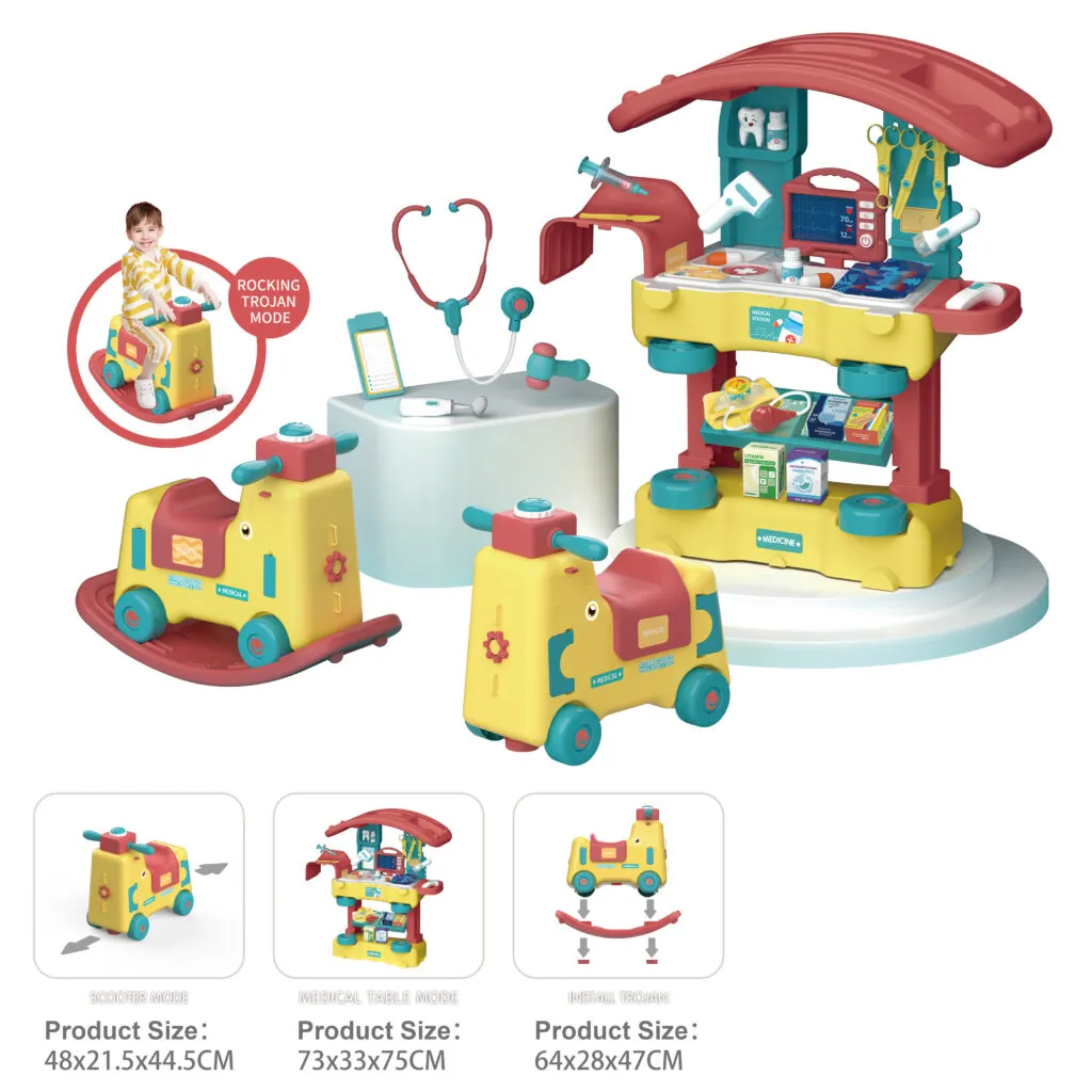 RP503-3A_Medical Station-3 in 1 Play House DIY Scene Set_1-1