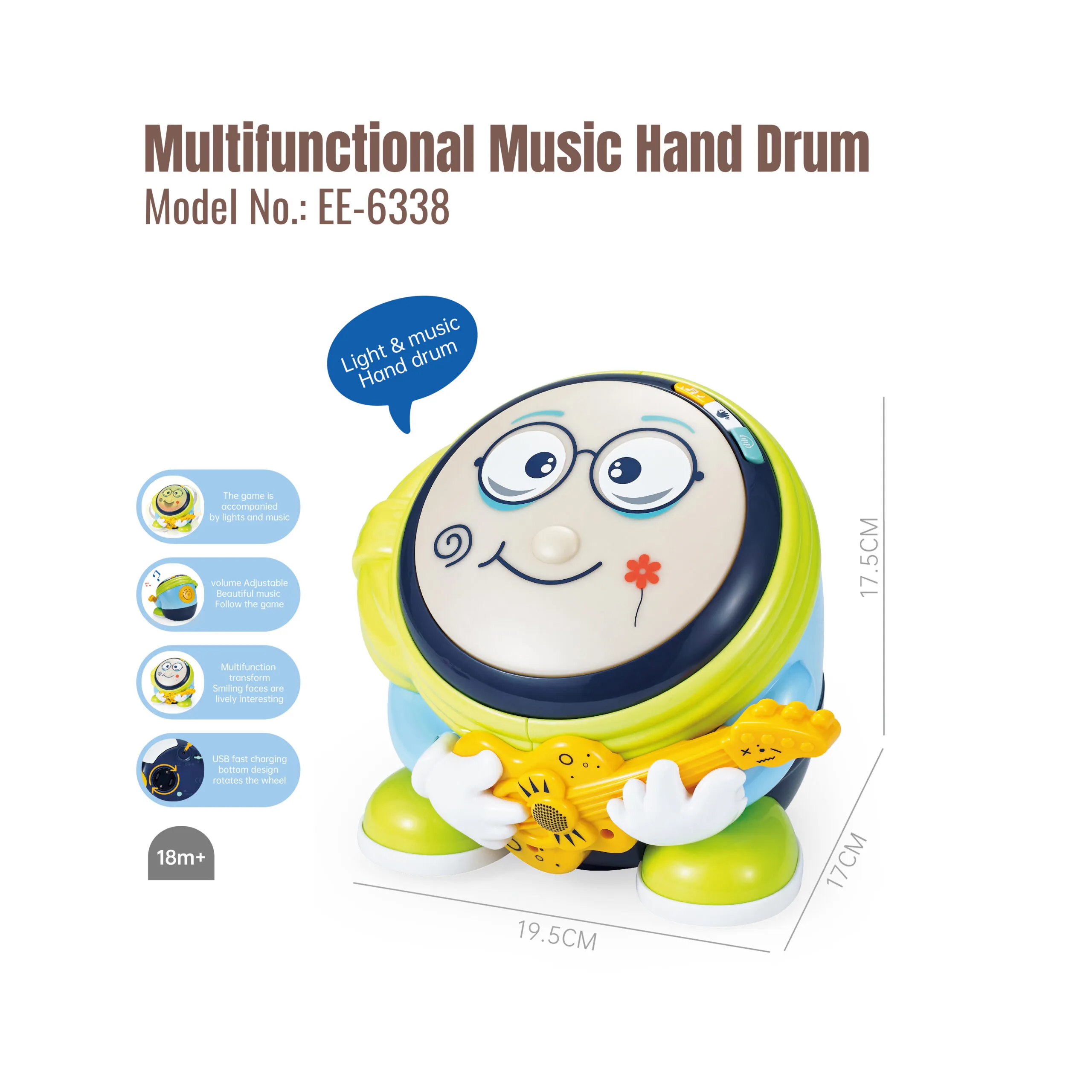 EE-6338 Multifunctional Music Hand Drum_Cover 1