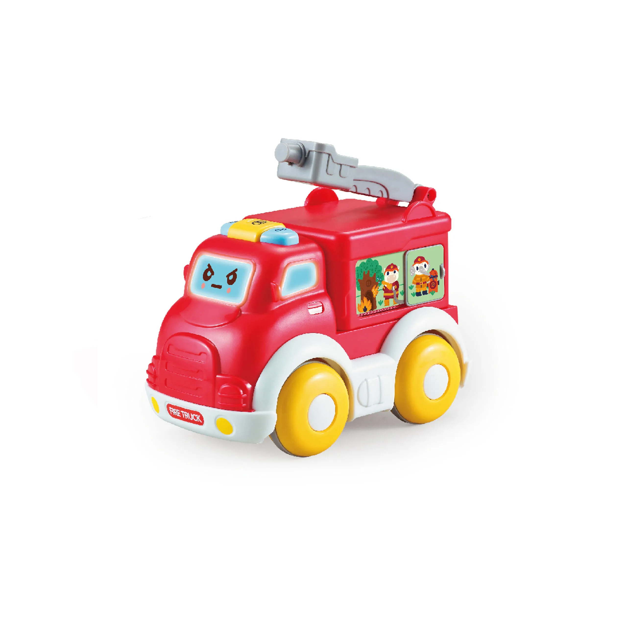 EE-6353 Friction Powered Town Vehicle_Fire Truck